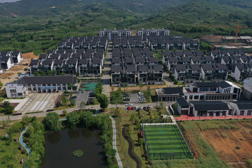 坐落在德清县莫干山镇仙潭村的仙潭美术馆(5月8日摄).