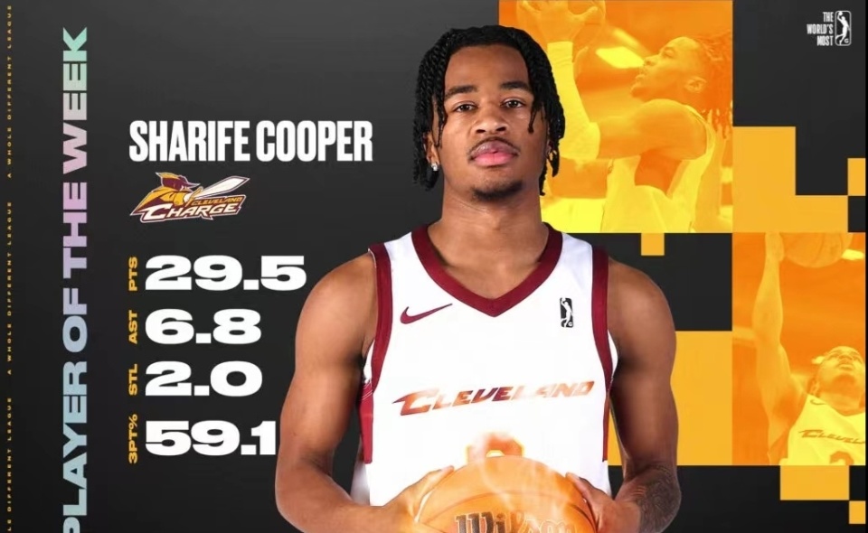 媒体人:辽宁男篮签约后卫谢里夫-库珀 21年nba次轮秀场均仅0.6分