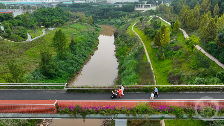 巴南:花溪河综合整治项目沿河生态示范段成市民休闲好去处_腾讯新闻