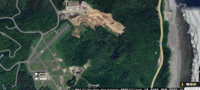 ▲“九鹏基地”卫星地图