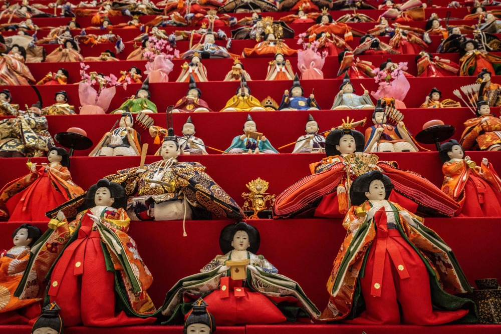 日本"女儿节"人偶