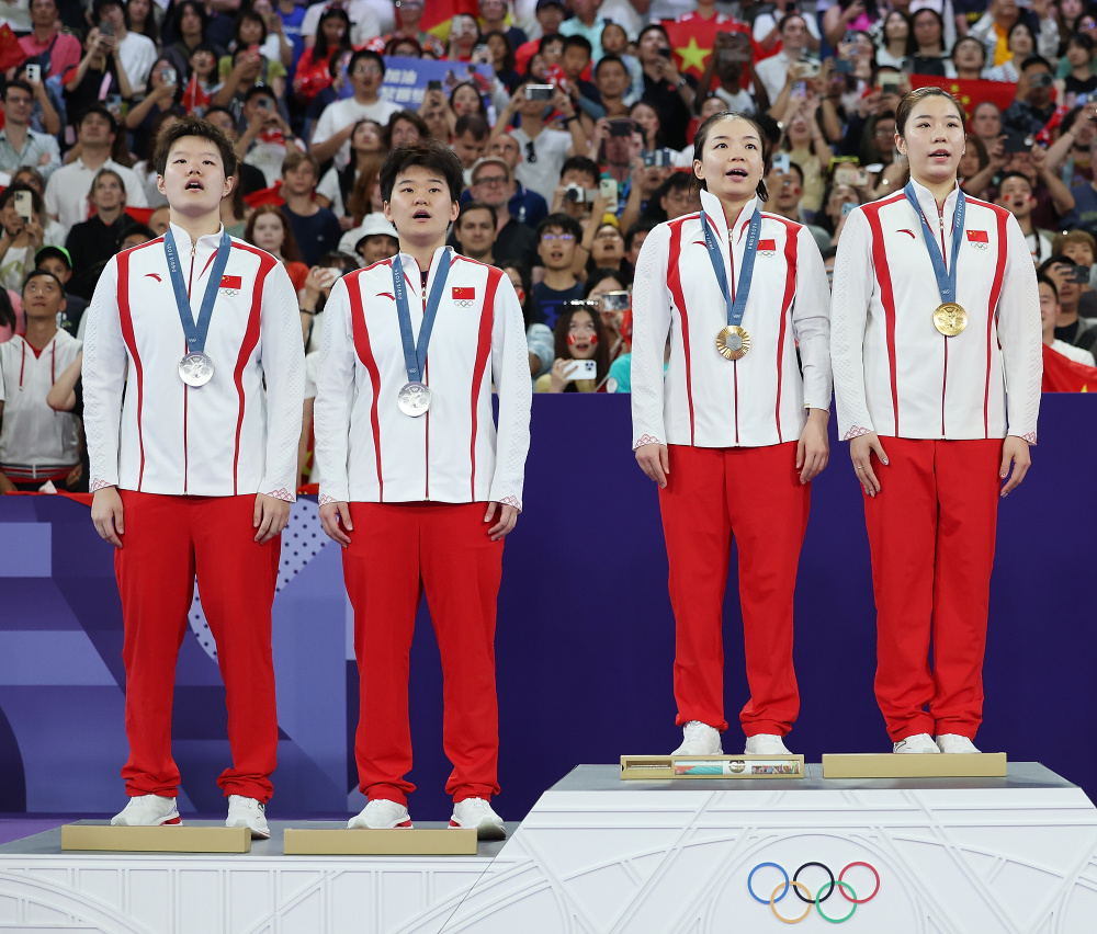 巴黎奥运会|羽毛球——女双:陈清晨/贾一凡夺得金牌(8