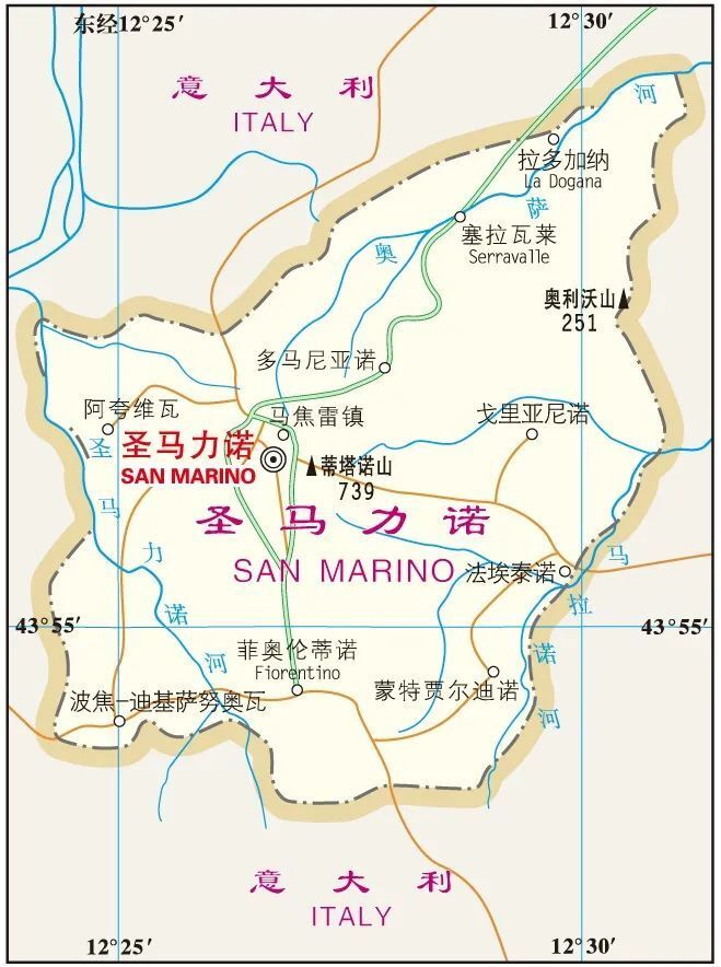 意大利国中国圣马力诺,二战时为何同时向英国和德国宣战?