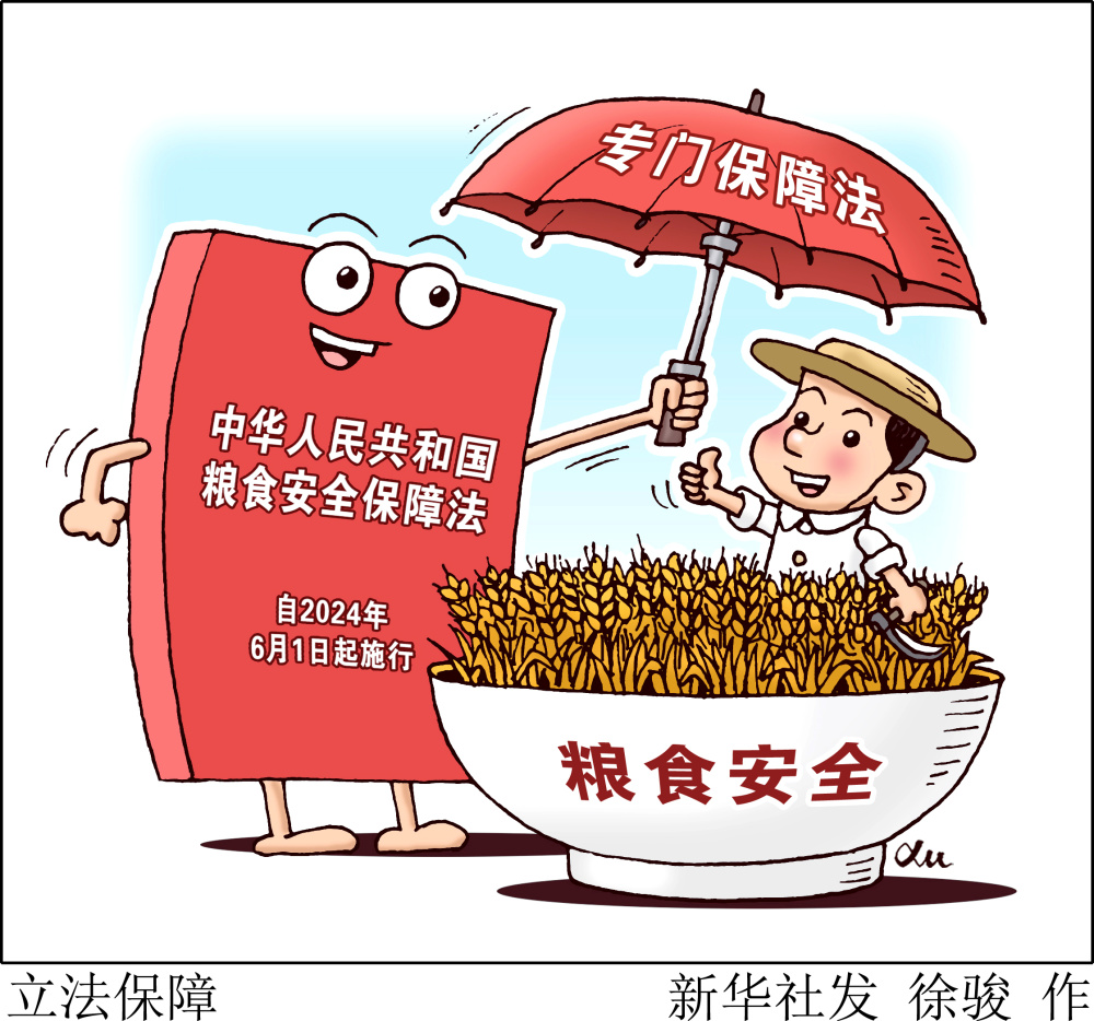 《中华人民共和国粮食安全保障法》,自2024年6月1日起施行