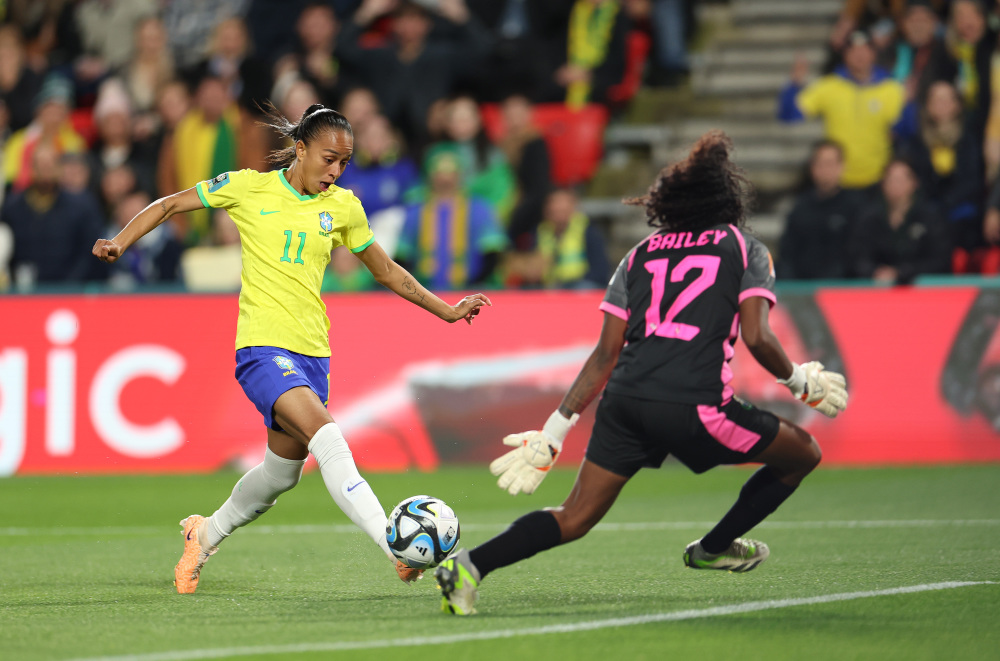 女足世界杯足球f组小组赛巴西队胜巴拿马队2