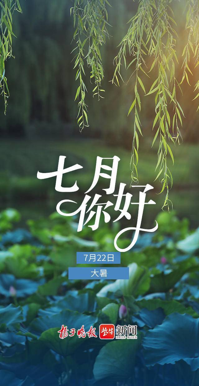 日历海报|你好,七月!