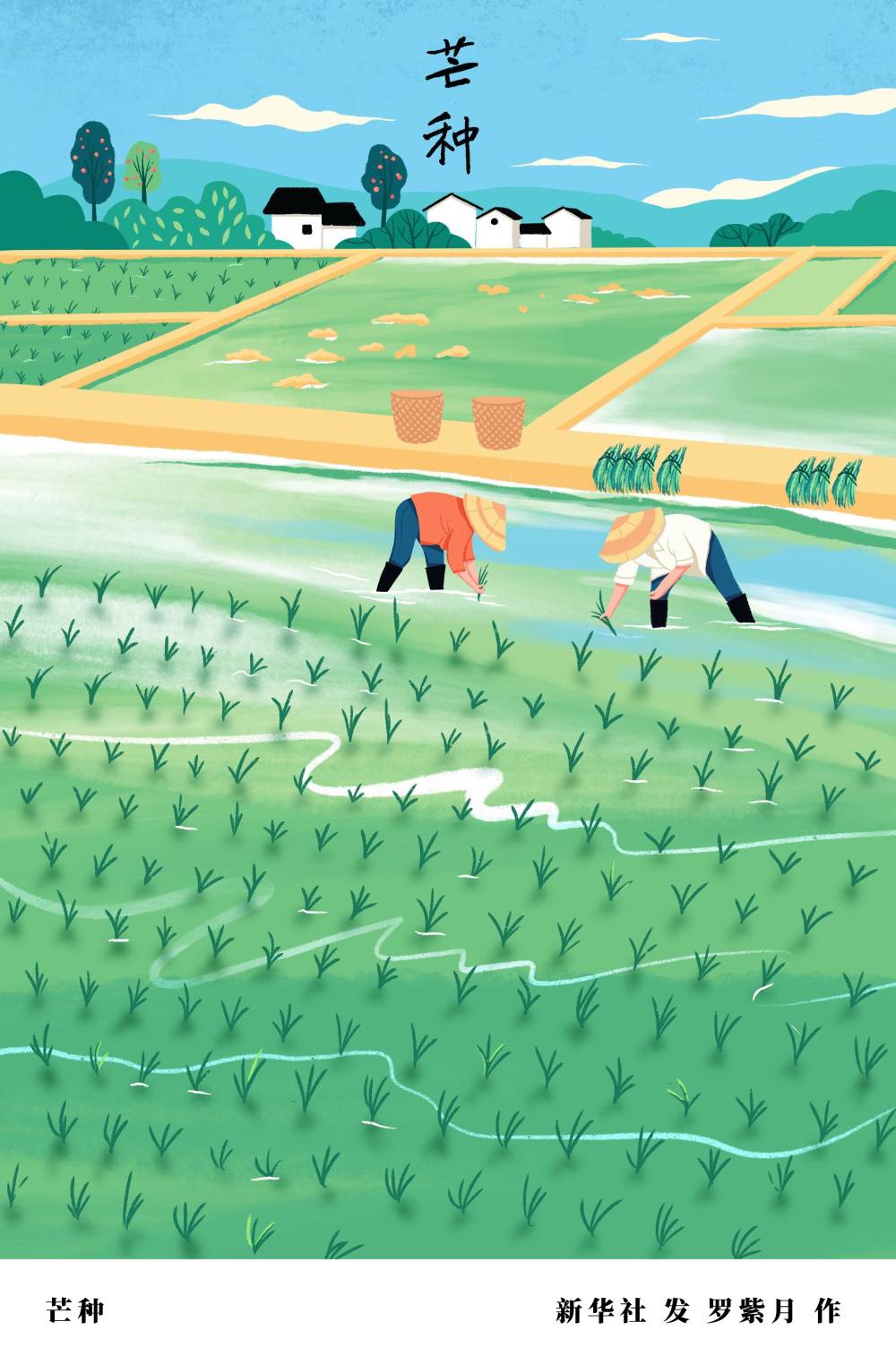(图表·插画)〔二十四节气·芒种〕芒种-腾讯新闻