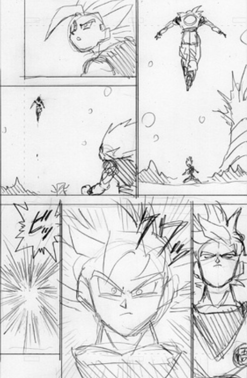 龙珠超103话先行图未来的继承悟空开启认真模式野兽悟饭吃瘪