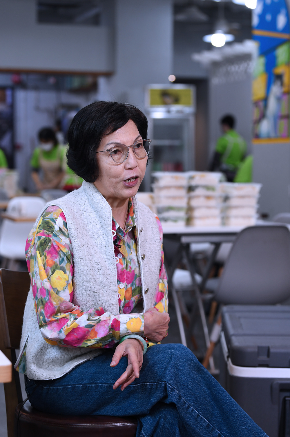 1月15日,宋罗孟君接受记者采访.