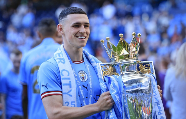 人生大赢家!22岁福登成最年轻的5次英超得主 身价1.1亿欧_腾讯新闻