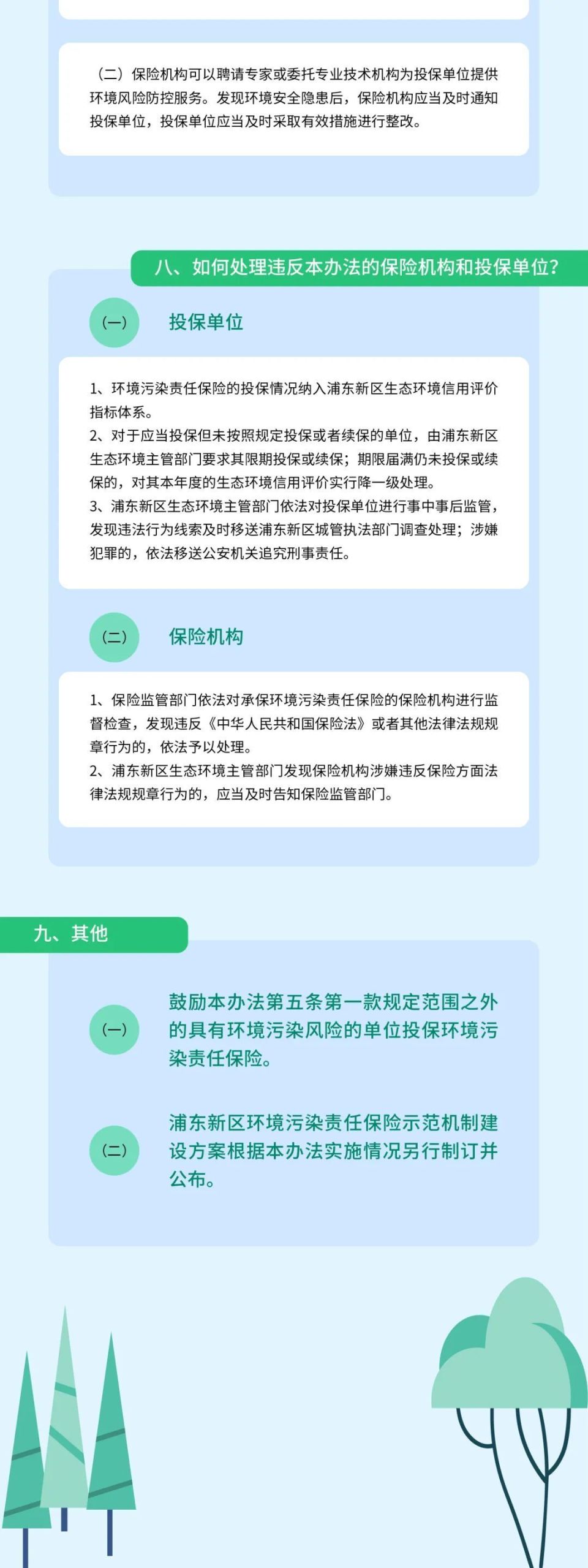 一圖讀懂浦東新區環境汙染責任保險管理暫行辦法發佈