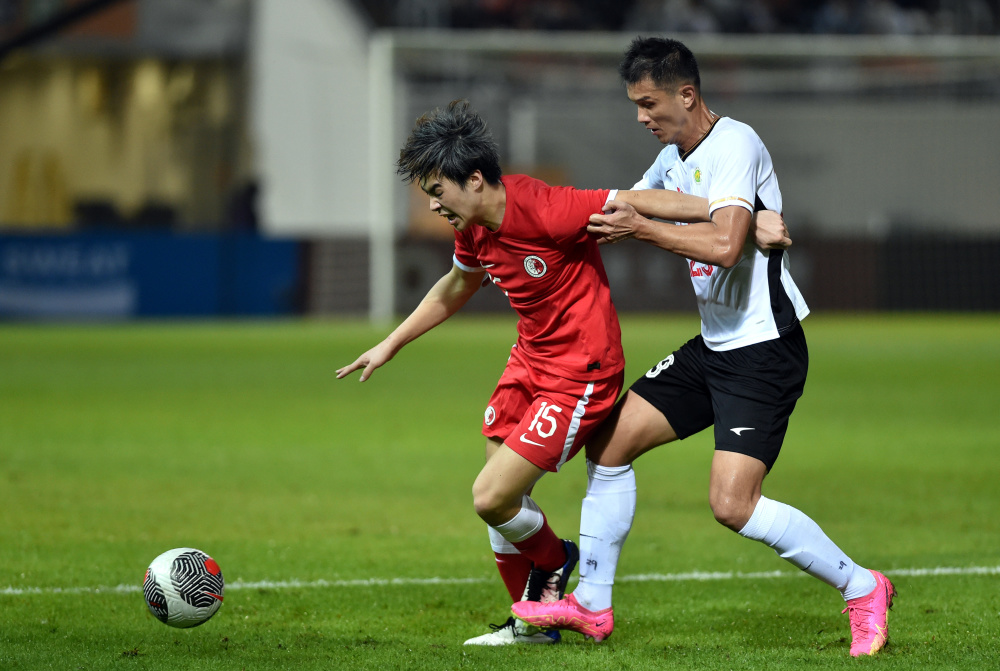 足球第42届省港杯第一回合赛况