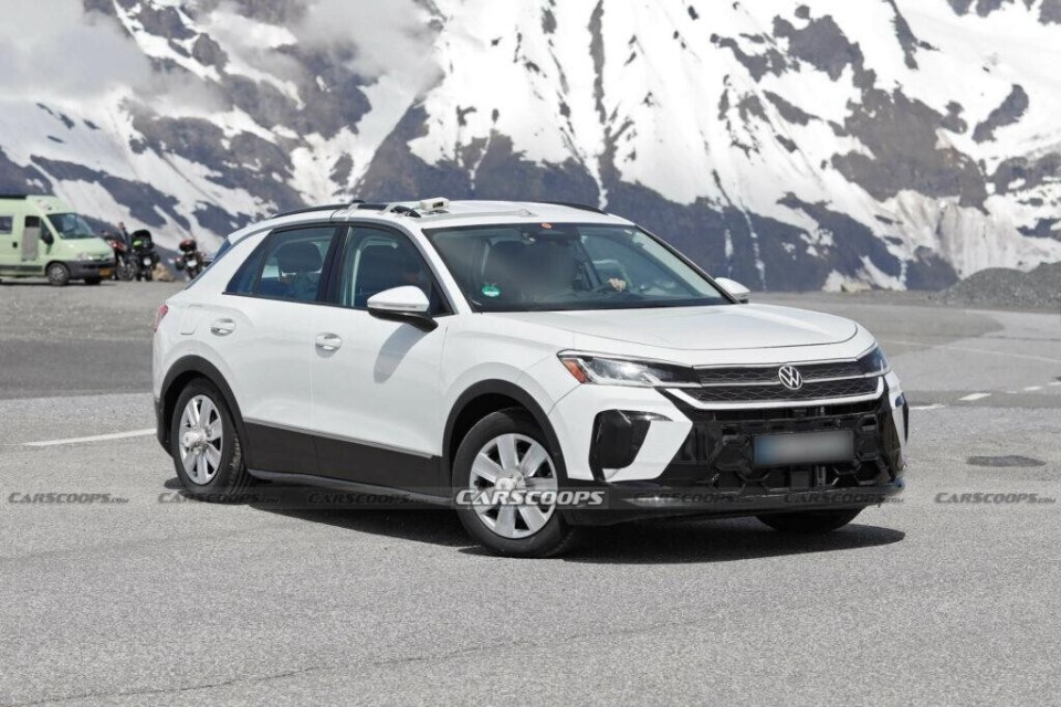 全新一代大众t-roc探歌实车曝光,造型激进,有望明年亮相