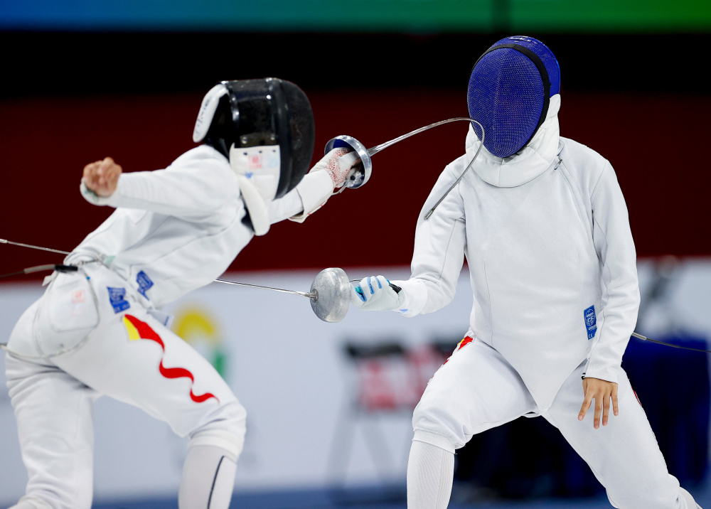 击剑女子重剑个人铜牌赛赛况