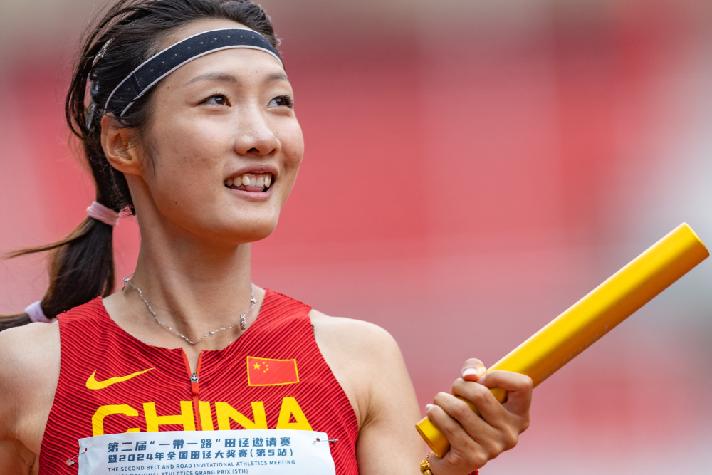 田径——全国田径大奖赛第五站:国家队夺得女子4x100米接力赛冠军