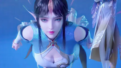 斗破苍穹:帝女萧潇正式亮相,哪吒头无比可爱,美杜莎当妈后更加成熟了!