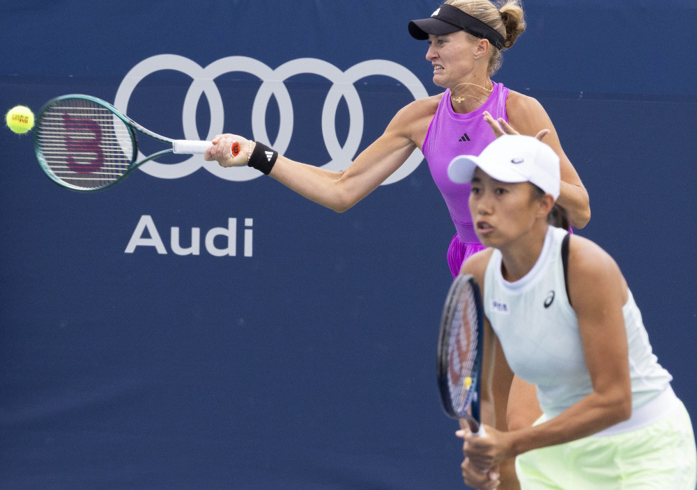 网球——加拿大国家银行公开赛:张帅/姆拉德诺维奇无缘女双四强