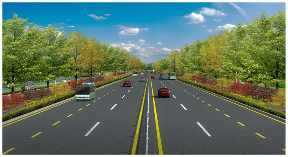 道路建设效果图三,嘉华路(塔坛大街—胜利南大街)道路工程本项目为