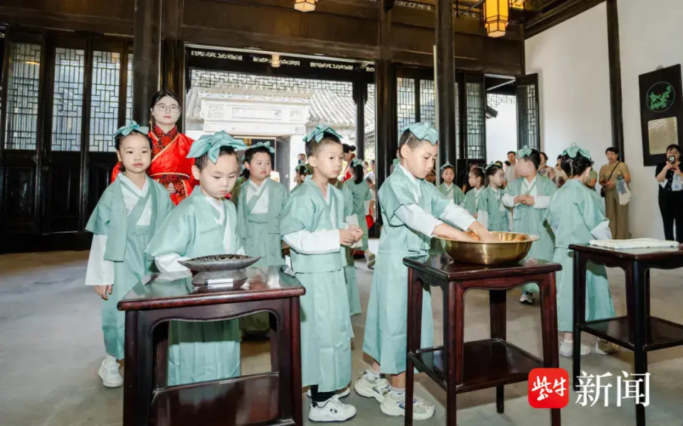 开学前,鸿山开蒙礼"仪式感"满满!