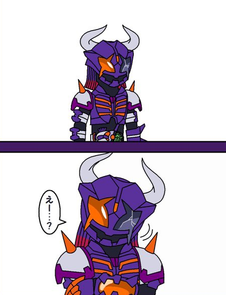 假面骑士极狐爆笑四格漫画试图击溃所有假面骑士的牛牛吃瘪了