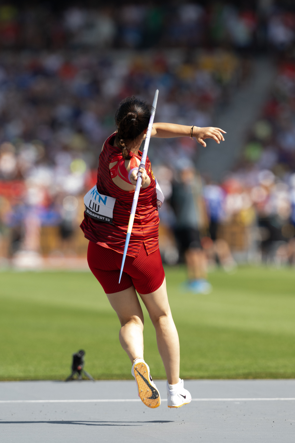 (田径世锦赛)刘诗颖晋级女子标枪决赛(3)