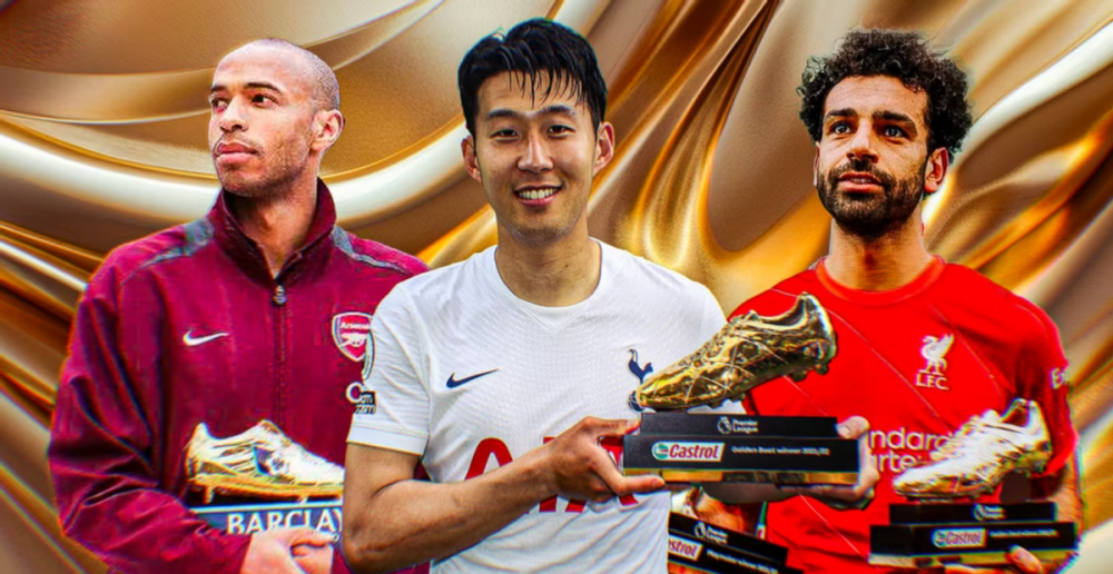 英超历届金靴奖得主排名