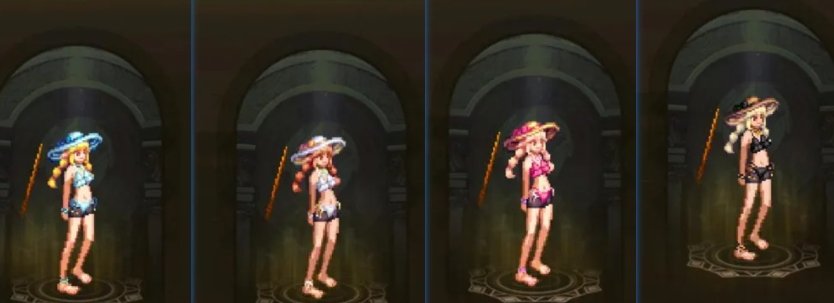 dnf手游夏日套全职业展示:清凉一夏的时尚选择,特殊装扮和至尊光环和