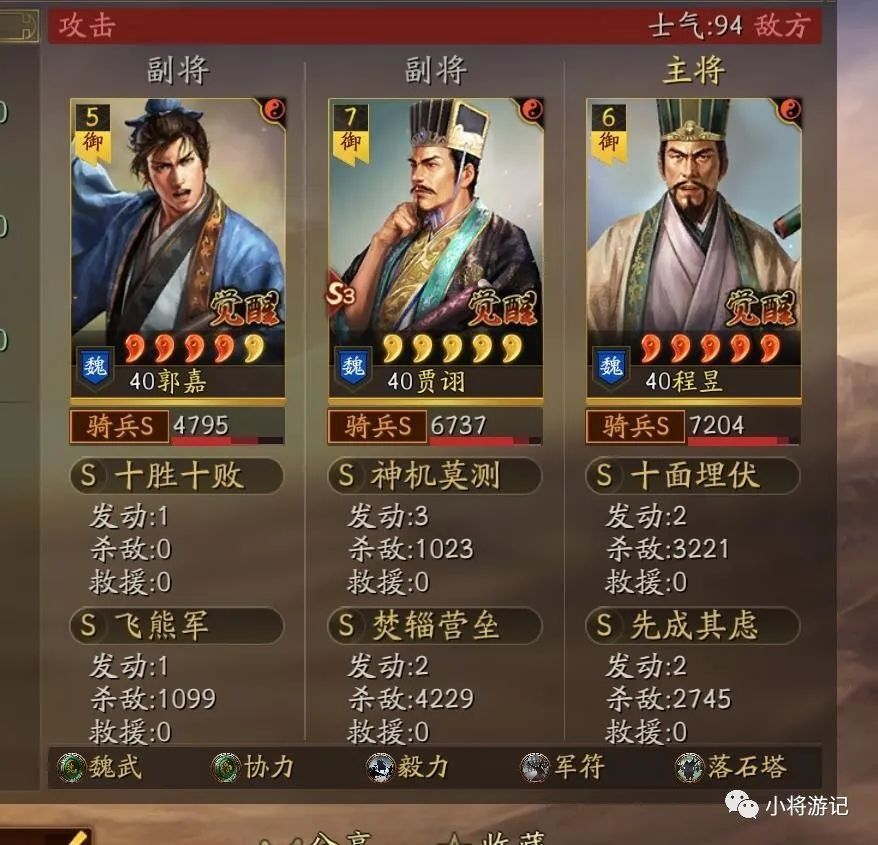 无出头之日,最初比较强势的阵容就是魏法骑,还是在有了s3的贾诩之后