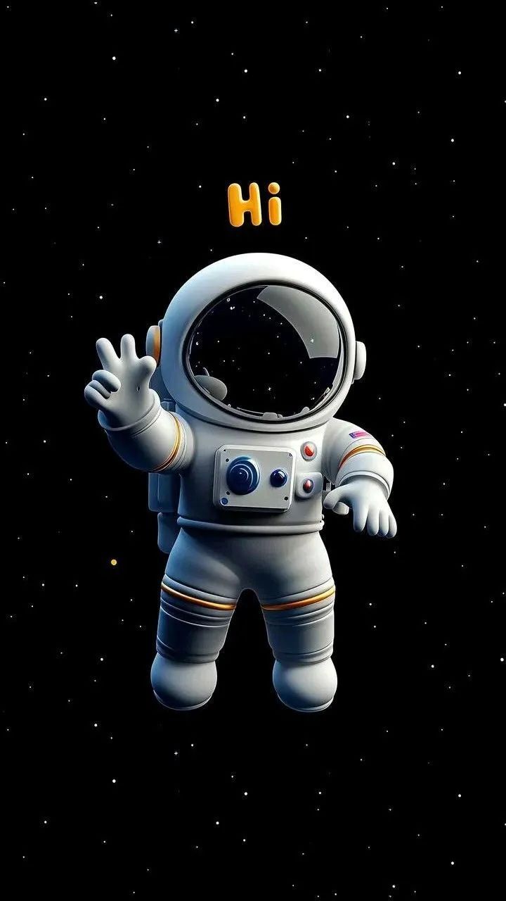 太空人创意壁纸!