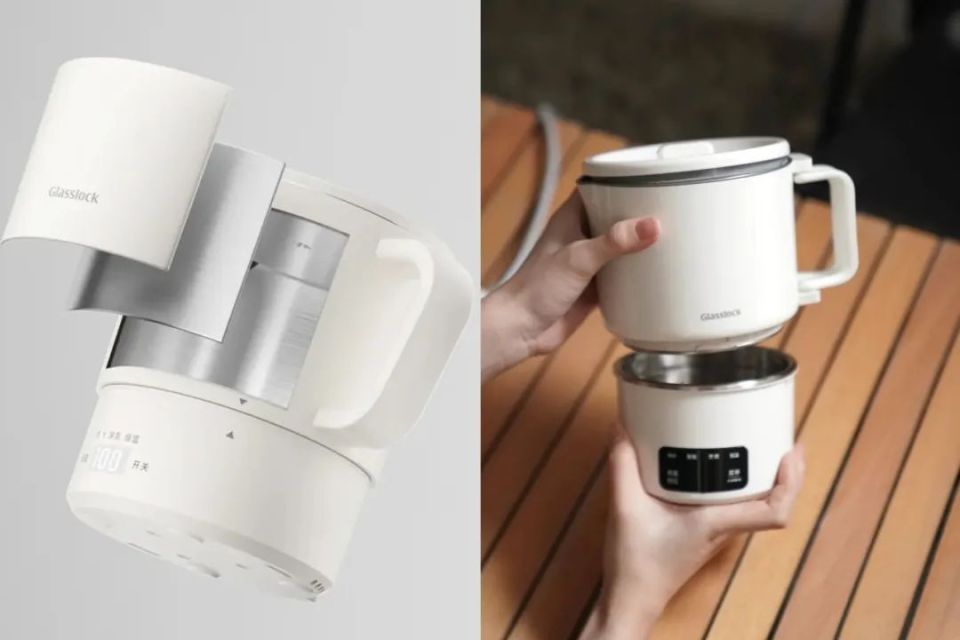 果壳市集实拍让我更放心的是,烧水壶采用特殊seamless防漏锁卡扣杉破