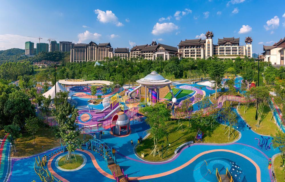 咩宝巡粤记健康悦文旅第二站熹乐谷温泉度假区冬夏两旺的康养胜地