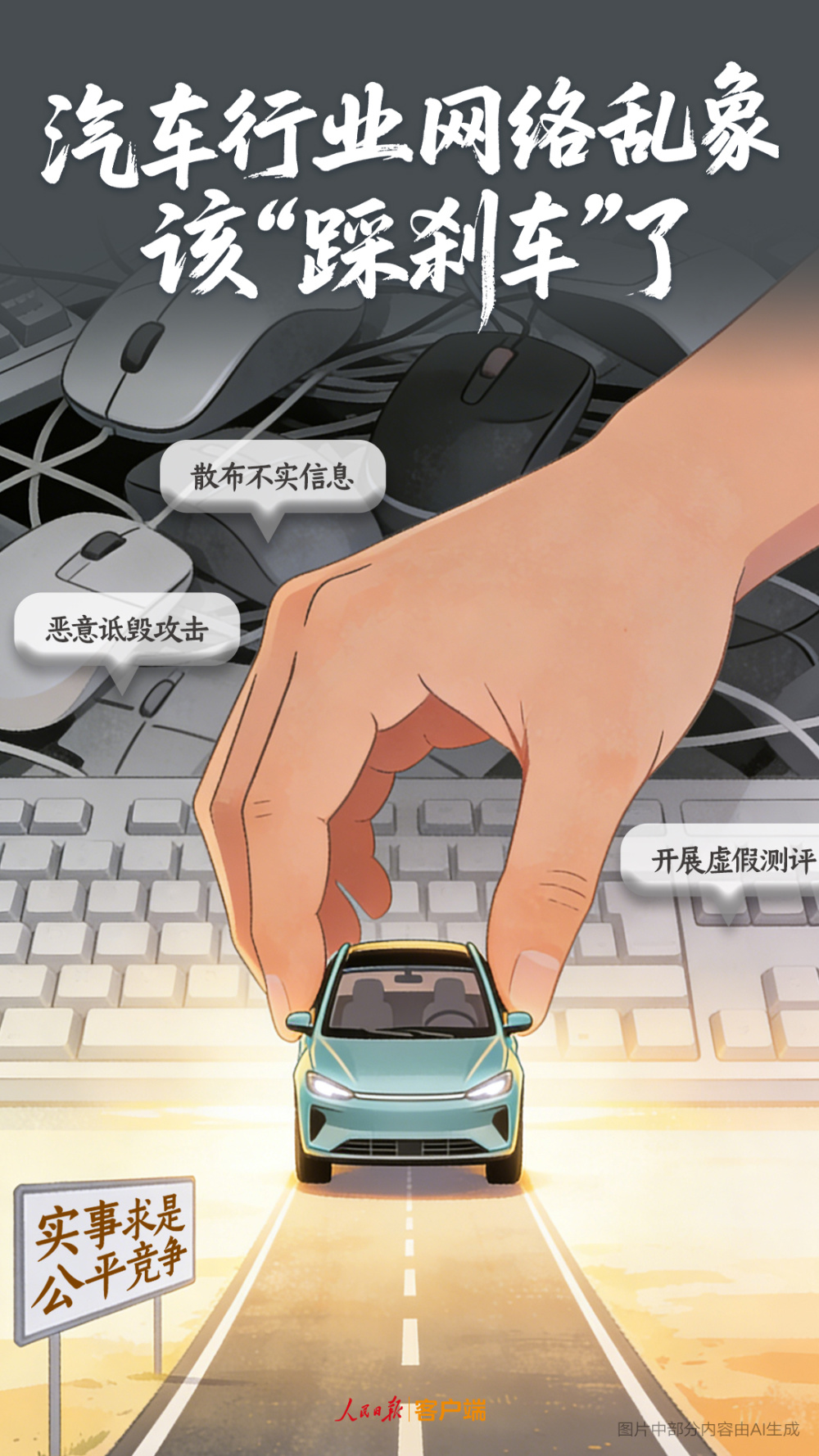 汽车行业网络乱象该“踩刹车”了
