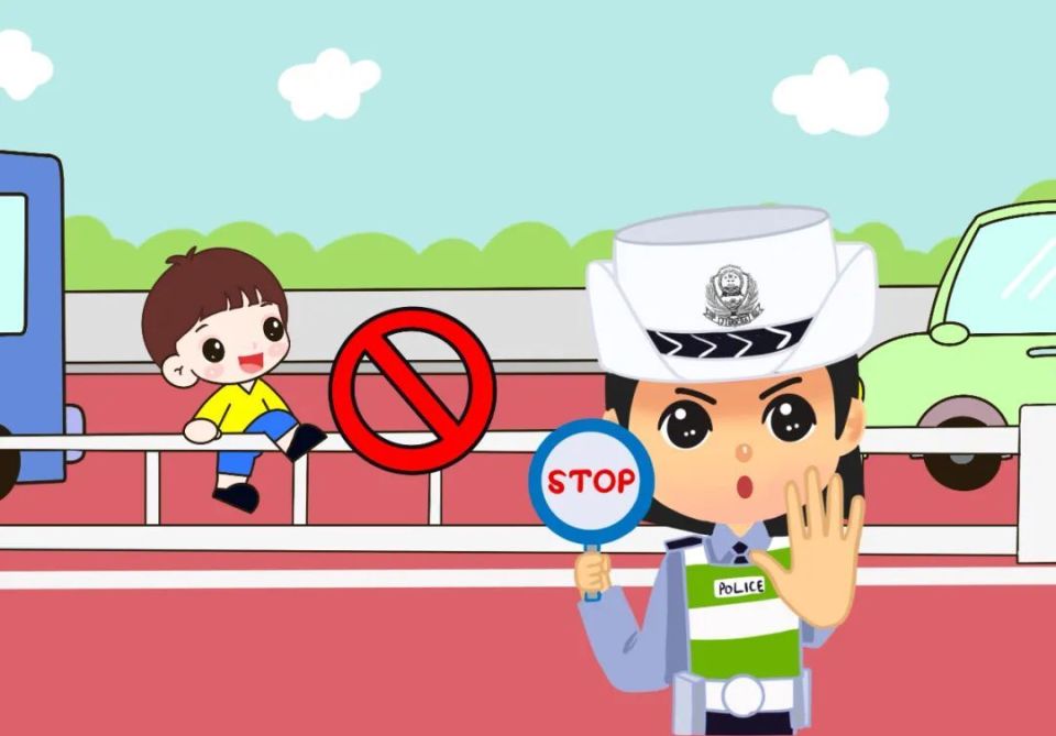 过马路时要看清交通信号灯,自觉做到"红灯停,绿灯行",不要玩手机,更不