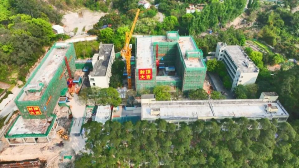 预计今年9月投用南安这个学校扩建一期项目主体结构已封顶