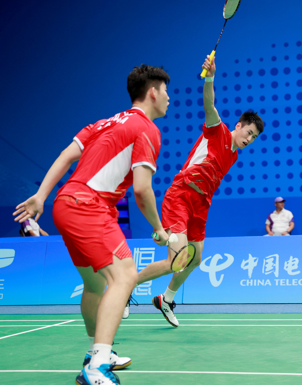 羽毛球男子团体中国队晋级半决赛