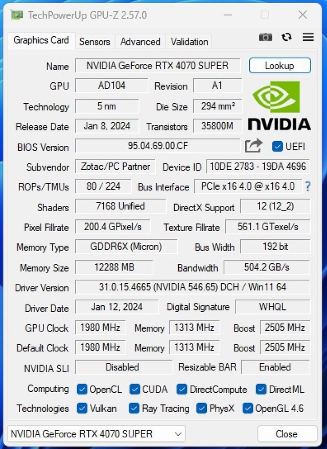 索泰rtx 4070 super-12gb x-gaming oc 欧泊白评测 高颜非公4k游戏也
