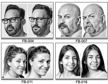 32 对长得很像的人,经面部识别技术检测后,其中有16 对的相似度接近同