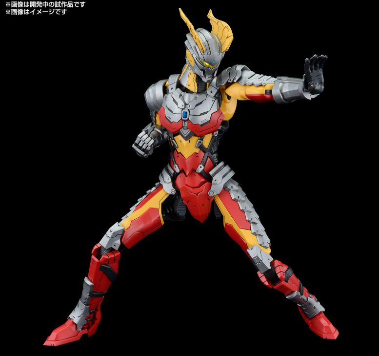 frs强壮日冕钢铁赛罗拼装模型公开额外解锁了两把酷炫的新武器