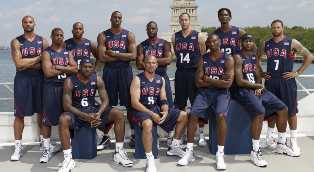 重排美国男篮梦之队实力排名:2004届垫底,2024届第3,梦八仅第2