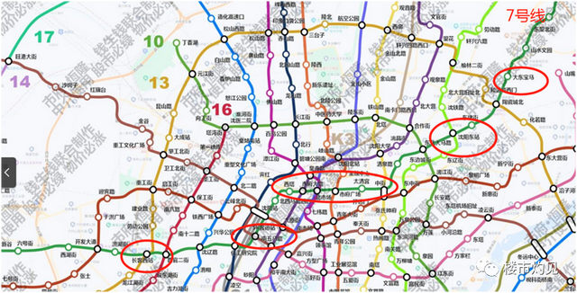 沈阳地铁规划图7号线图片