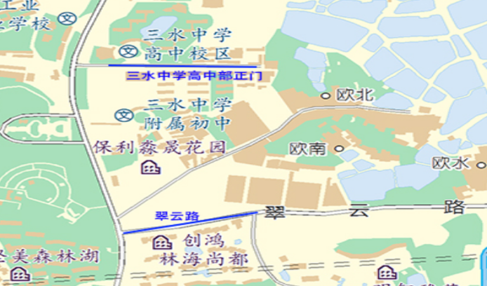 云东海街道地图图片