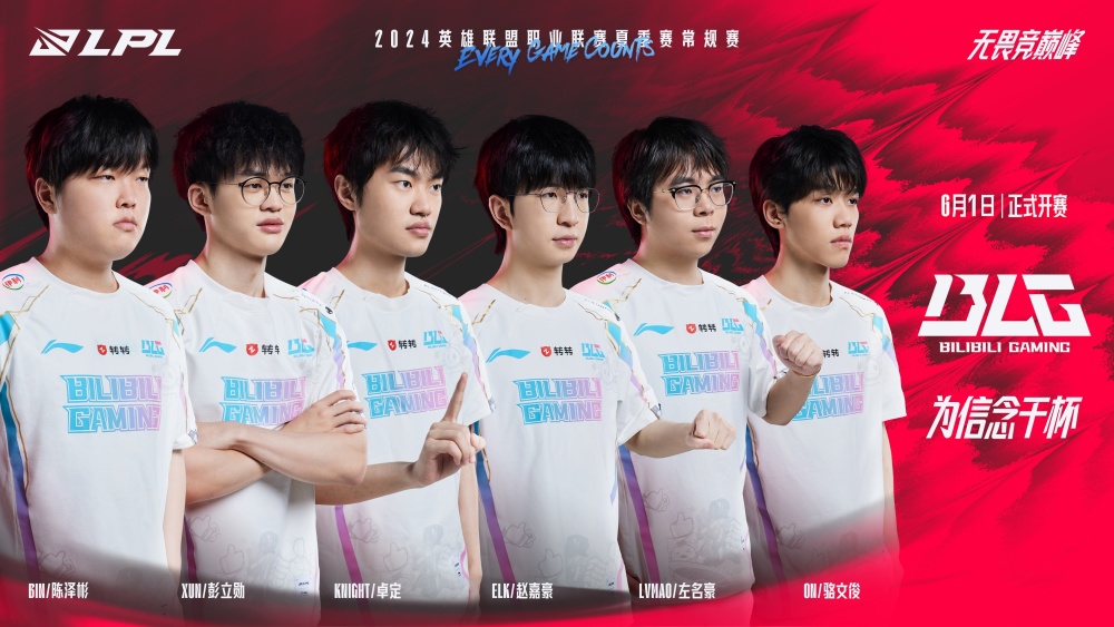 2024lpl夏季赛b组战队海报 ,开赛倒计时1天!