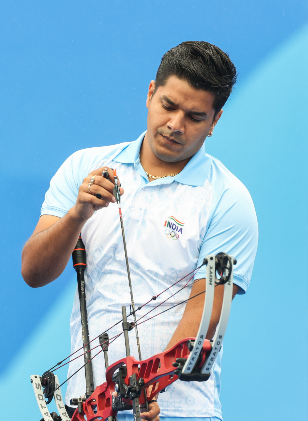 射箭——印度选手包揽男子复合弓个人赛冠亚军(2)