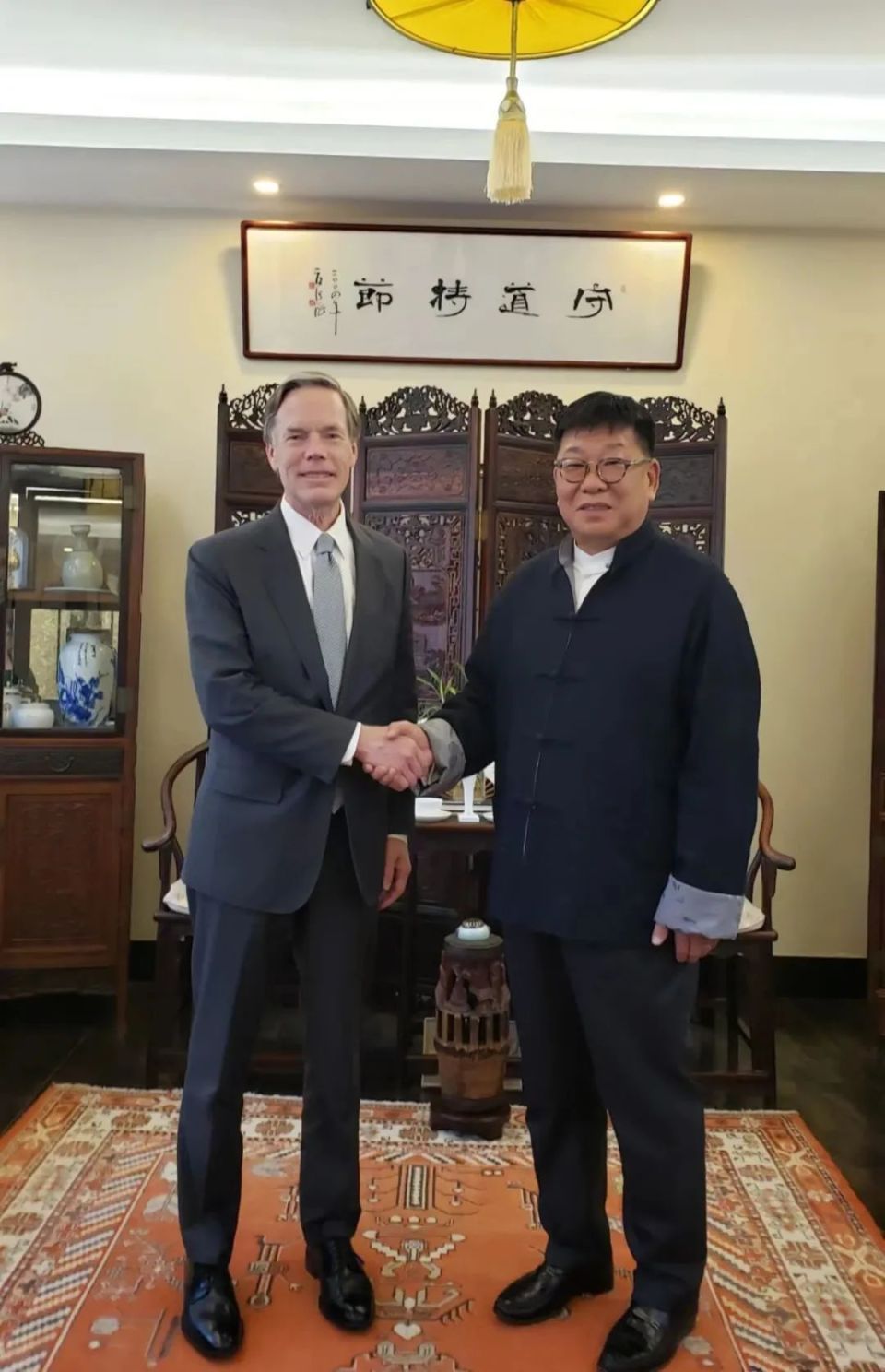 崔天凯,沈国放,贾庆国,苏浩和王冲等察哈尔学会国际咨询委员会部分