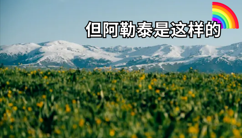 人间理想阿勒泰,唯一美中不足就是少了我