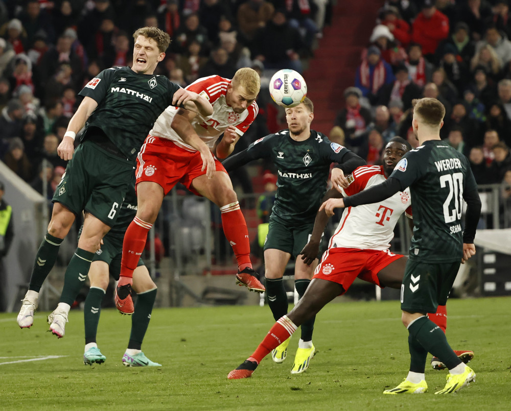 足球德甲拜仁不敌云达不来梅