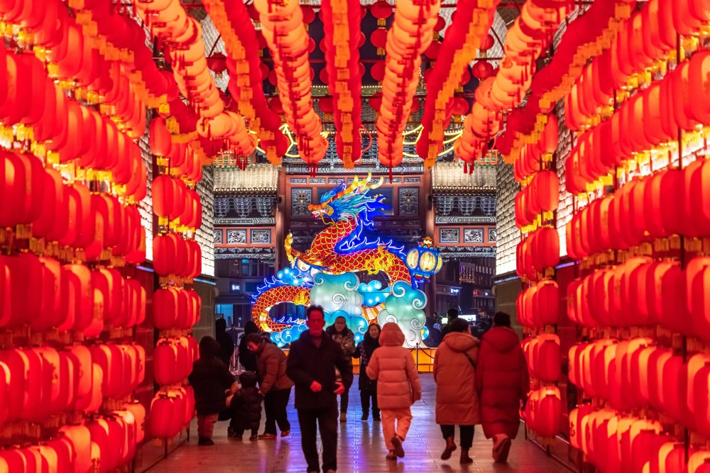 山西运城赏花灯贺新春