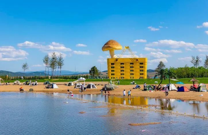 延边有一个超可爱的蘑菇村