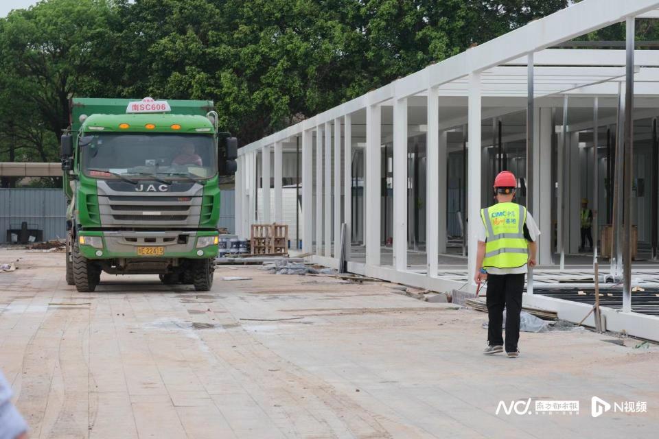 佛山沙堤机场新航站楼目前整体建设进度过半,预计最迟在暑运前(7-8