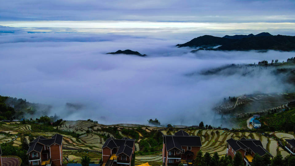 图说怀化丨仙雾缥缈乡村美